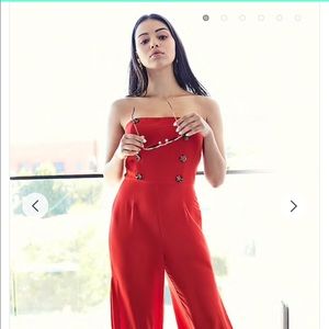 Forever 21 Red Jumsuit